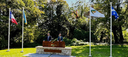 Inauguration de la Place de Mascouche à Talant